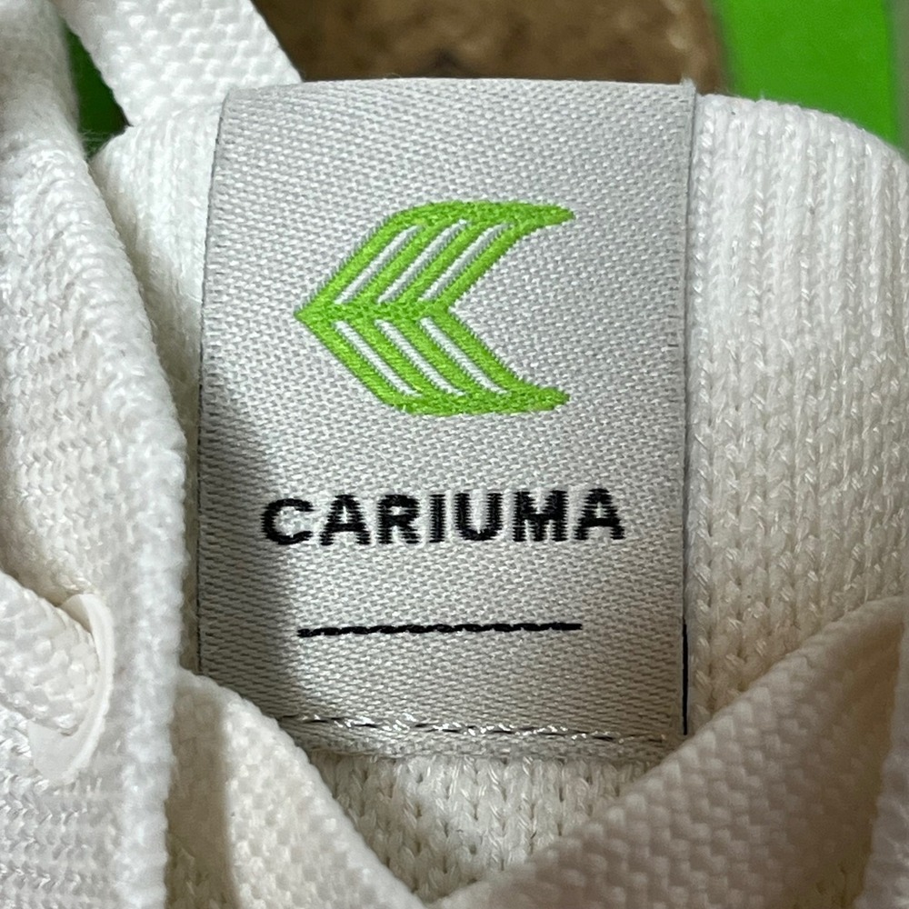 Cariuma IBI Low Off White Bamboo Knit Sneakers Women 8.5 Men 7 - Picture 6 of 10